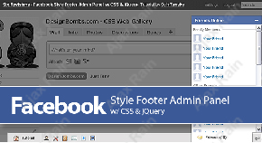 Facebook Style Footer