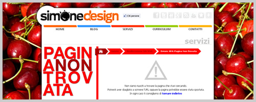 Errore 404 SimoneDesign