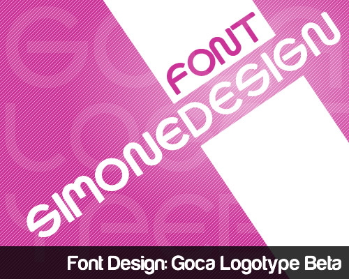 Font Design Goca Logotype
