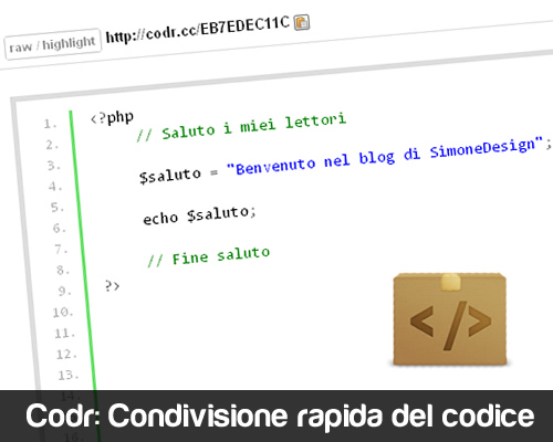 Codr - Condivisione Rapida del Codice