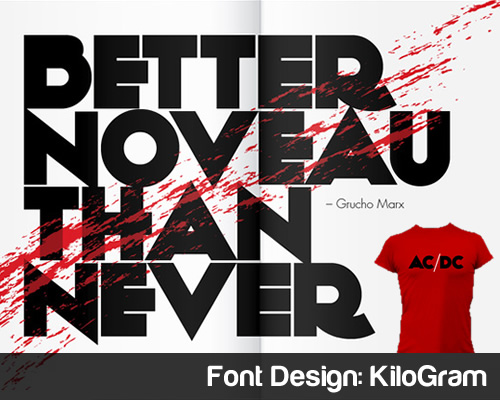 Font Design KiloGram