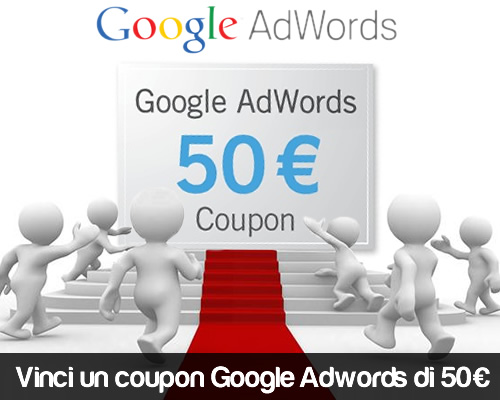 Vinci un coupon Google Adwords di 50 euro