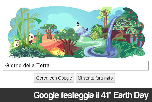 Google Doodle - Il Giorno della Terra 2011