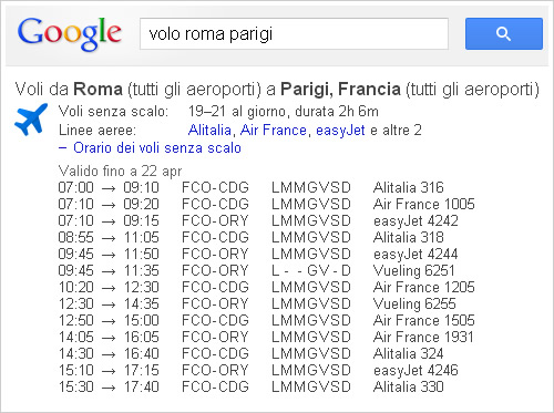 voli google