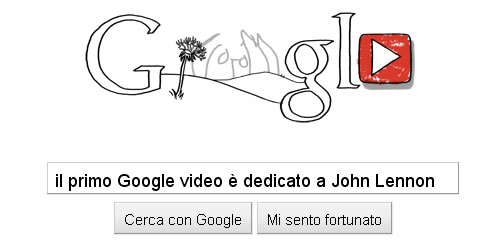 Il primo Google Video è dedicato a John Lennon