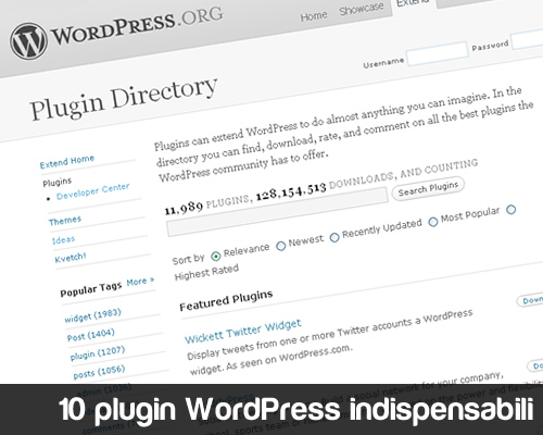 10 plugin WordPress indispensabili